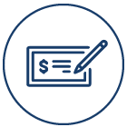 icon of check and pen